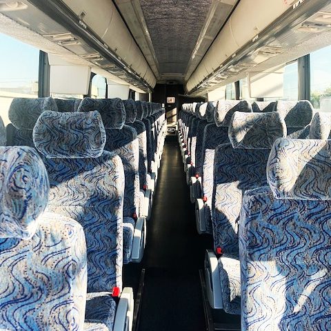 charter bus rental for wedding transport in california